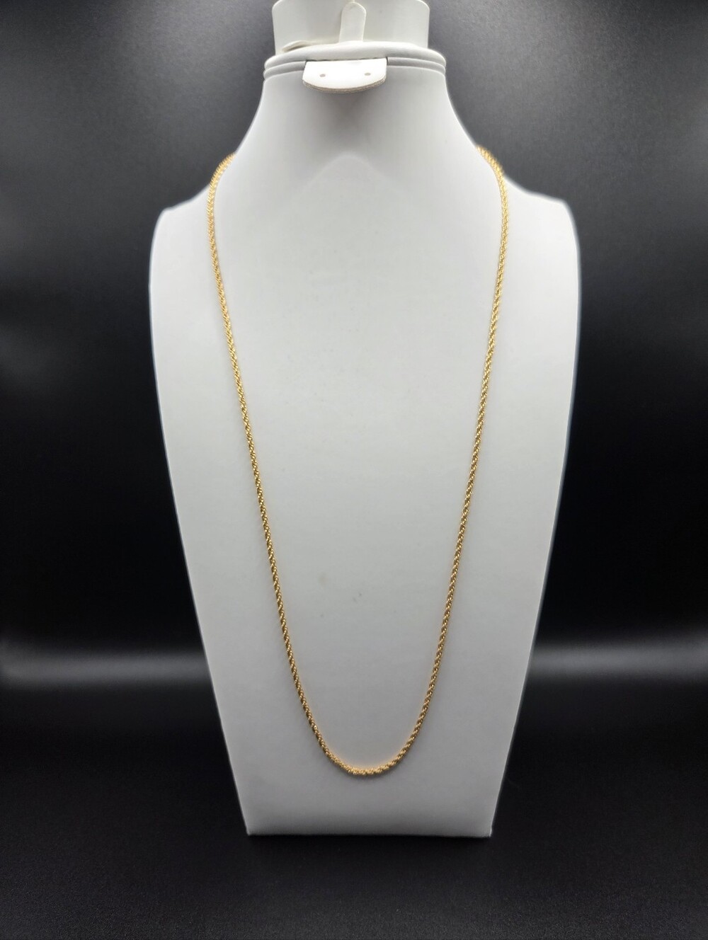 NIB Women's Itialian Rope Chain 3mm 14kt